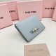 2023FW MIU MIU Miu Miu classic popular latest bi-fold wallet 2023FW MIU MIU Miu Miu classic popular latest bi-fold wallet