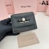 2023FW MIU MIU Miu Miu trendy tri-fold wallet
