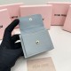 2023FW MIU MIU Miu Miu trendy tri-fold wallet 2023FW MIU MIU Miu Miu trendy tri-fold wallet