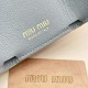 2023FW MIU MIU Miu Miu trendy tri-fold wallet 2023FW MIU MIU Miu Miu trendy tri-fold wallet