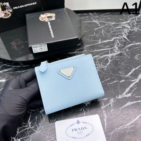 2023FW PRADA Prada spacious item tri-fold wallet 2023FW PRADA Prada spacious item tri-fold wallet
