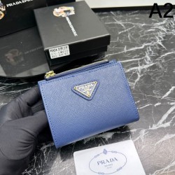 2023FW PRADA Prada spacious item tri-fold wallet