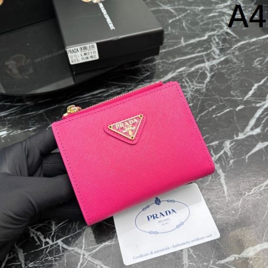 2023FW PRADA Prada spacious item tri-fold wallet 2023FW PRADA Prada spacious item tri-fold wallet