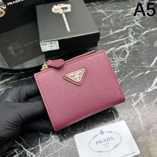 2023FW PRADA Prada spacious item tri-fold wallet 2023FW PRADA Prada spacious item tri-fold wallet