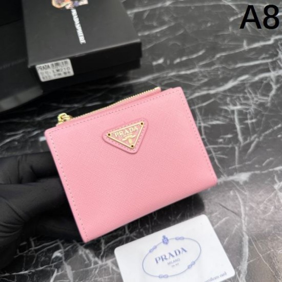 2023FW PRADA Prada spacious item tri-fold wallet 2023FW PRADA Prada spacious item tri-fold wallet