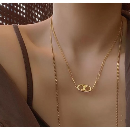 2023SS necklace topical new arrival CELINE Celine 2023SS necklace topical new arrival CELINE Celine