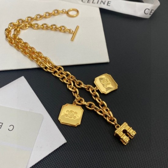 CELINE Celine necklace 2023SS spring and summer new arrivals one after another CELINE Celine necklace 2023SS spring and summer new arrivals one after another