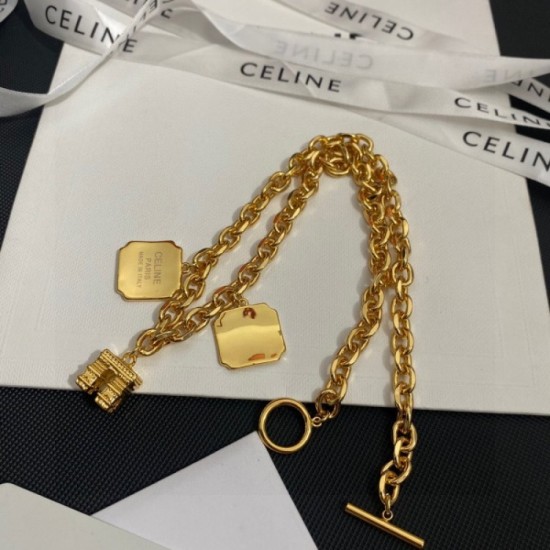 CELINE Celine necklace 2023SS spring and summer new arrivals one after another CELINE Celine necklace 2023SS spring and summer new arrivals one after another