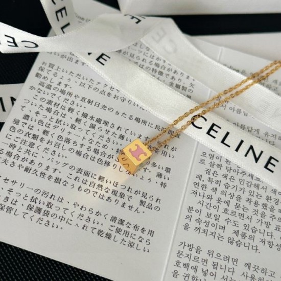 2023FW Necklace CELINE Celine Item with high expectations 2023FW Necklace CELINE Celine Item with high expectations