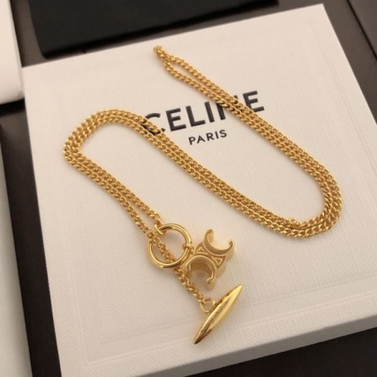 2023FW Necklace CELINE Celine Full of adult atmosphere 2023FW Necklace CELINE Celine Full of adult atmosphere