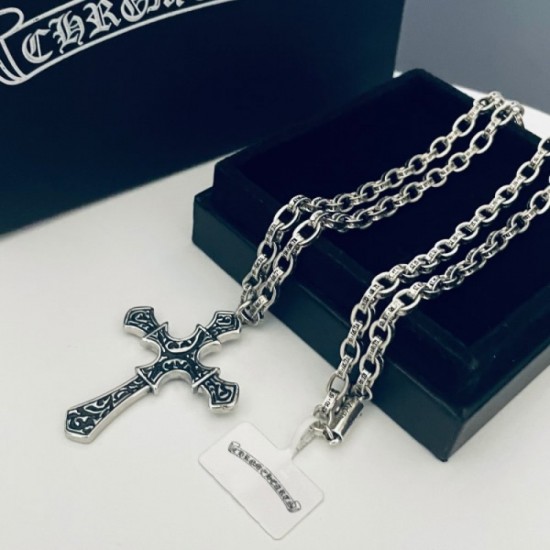 CHROME HEARTS Chrome Hearts Necklace 2023SS Fashionable with one piece CHROME HEARTS Chrome Hearts Necklace 2023SS Fashionable with one piece