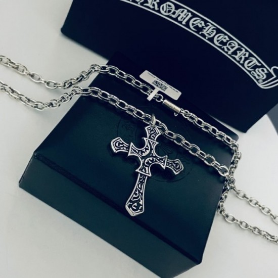 CHROME HEARTS Chrome Hearts Necklace 2023SS Fashionable with one piece CHROME HEARTS Chrome Hearts Necklace 2023SS Fashionable with one piece