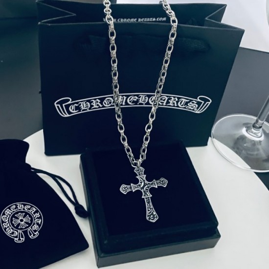 CHROME HEARTS Chrome Hearts Necklace 2023SS Fashionable with one piece CHROME HEARTS Chrome Hearts Necklace 2023SS Fashionable with one piece