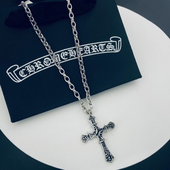 CHROME HEARTS Chrome Hearts Necklace 2023SS Fashionable with one piece CHROME HEARTS Chrome Hearts Necklace 2023SS Fashionable with one piece