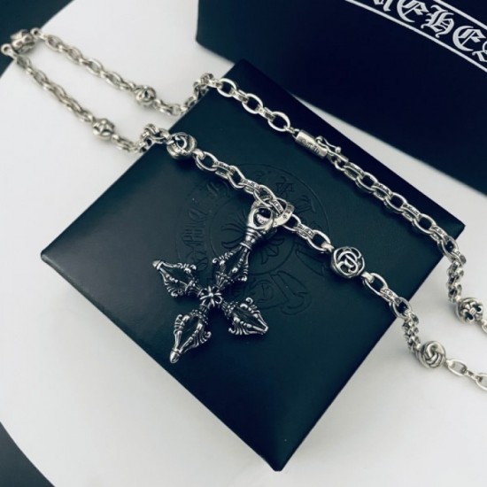 CHROME HEARTS Chrome Hearts Necklace 2023SS Low Price & High Quality CHROME HEARTS Chrome Hearts Necklace 2023SS Low Price & High Quality