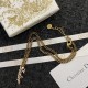 DIOR Dior necklace 2023SS hottest domestic sold out quantity limited DIOR Dior necklace 2023SS hottest domestic sold out quantity limited