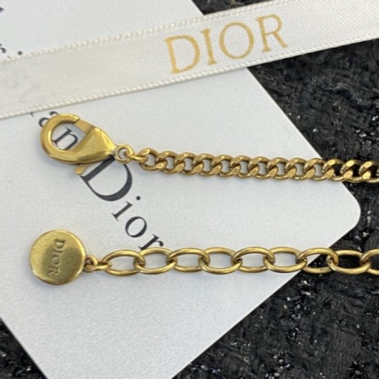 DIOR Dior necklace 2023SS hottest domestic sold out quantity limited DIOR Dior necklace 2023SS hottest domestic sold out quantity limited