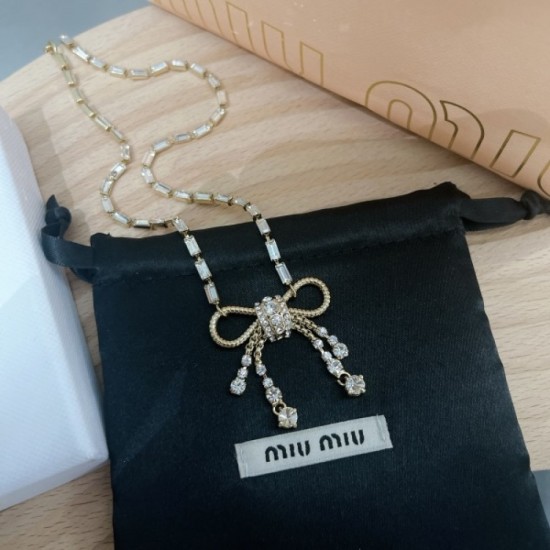 MIU MIU necklace 2023SS highly rated item MIU MIU necklace 2023SS highly rated item