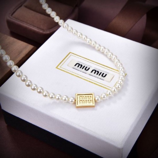 MIU MIU Standard Popular Item 2023FW Necklace MIU MIU Standard Popular Item 2023FW Necklace