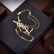 2023FW Necklace YSL Yves Saint Laurent Sale Price 2023FW Necklace YSL Yves Saint Laurent Sale Price