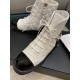 CHANEL Chanel boots 2023AW Like a pretty color like winter CHANEL Chanel boots 2023AW Like a pretty color like winter