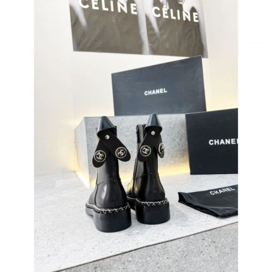 CHANEL 2023FW boots for elegant casual coordination CHANEL 2023FW boots for elegant casual coordination