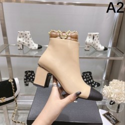 CHANEL Dress with a beautiful impression 2023FW boots