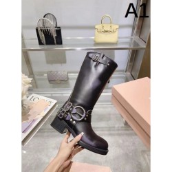 Stand out, fresh and popular new boots 2023FW MIU MIU Miu Miu
