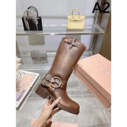 Stand out, fresh and popular new boots 2023FW MIU MIU Miu Miu