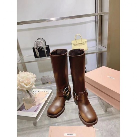 Stand out, fresh and popular new boots 2023FW MIU MIU Miu Miu Stand out, fresh and popular new boots 2023FW MIU MIU Miu Miu
