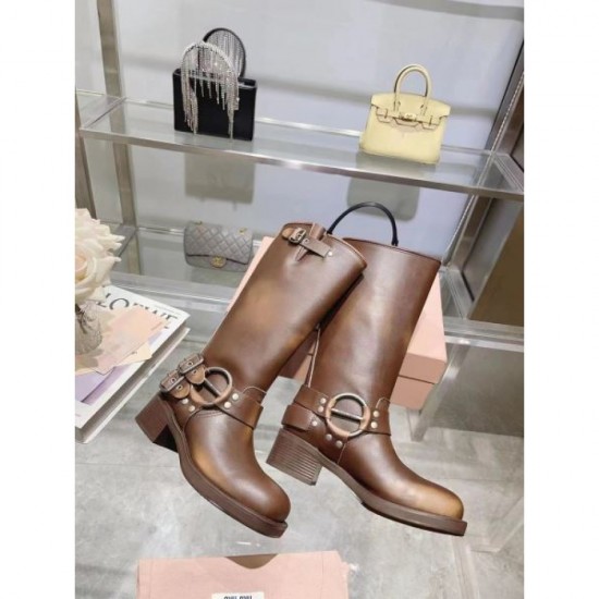 Stand out, fresh and popular new boots 2023FW MIU MIU Miu Miu Stand out, fresh and popular new boots 2023FW MIU MIU Miu Miu