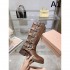 Gentle luxury popular color boots 2023FW MIU MIU Miu Miu
