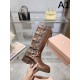 Gentle luxury popular color boots 2023FW MIU MIU Miu Miu Gentle luxury popular color boots 2023FW MIU MIU Miu Miu