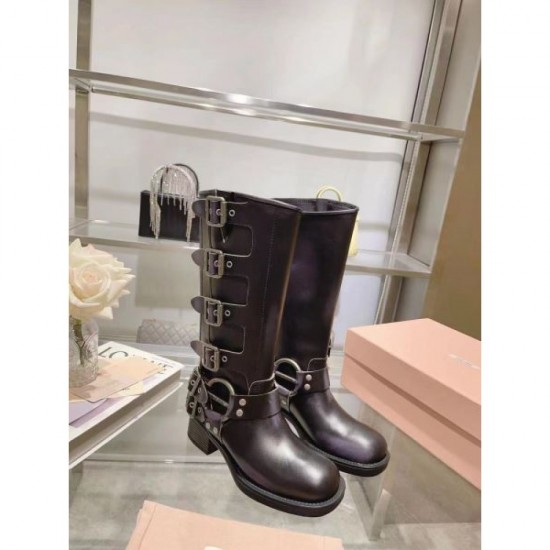 Gentle luxury popular color boots 2023FW MIU MIU Miu Miu Gentle luxury popular color boots 2023FW MIU MIU Miu Miu