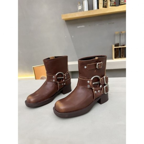Autumn/Winter Trend Ahead Boots 2023FW MIU MIU Miu Miu Autumn/Winter Trend Ahead Boots 2023FW MIU MIU Miu Miu