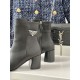 Boots that shine with sophisticated charm 2023FW PRADA 2 colors available Boots that shine with sophisticated charm 2023FW PRADA 2 colors available