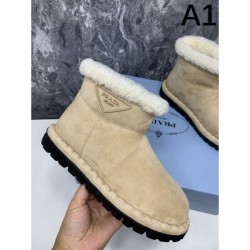 High quality popular item boots 2023FW PRADA 2 colors available