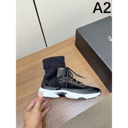 Beautiful silhouette sneakers 2023FW CHANEL Chanel multiple colors available
