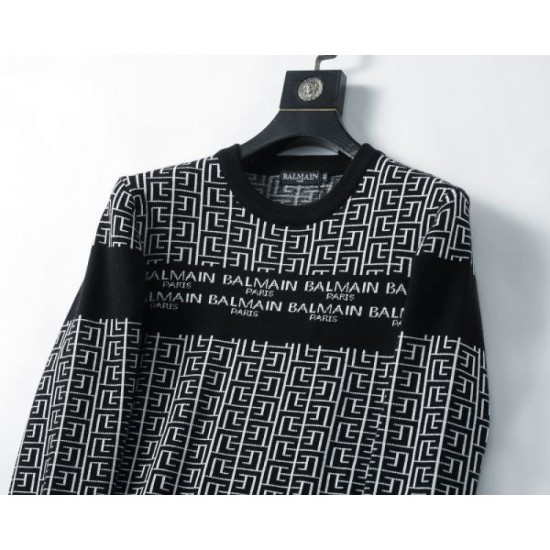 2024FW BALMAIN Sweater with a retro atmosphere 2024FW BALMAIN Sweater with a retro atmosphere