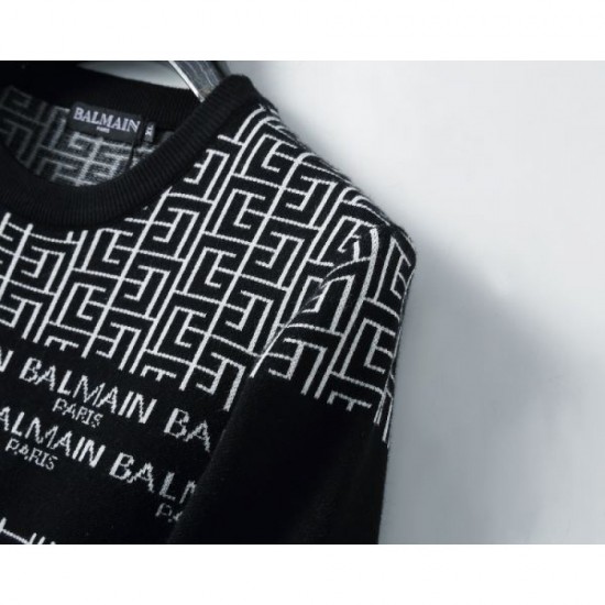 2024FW BALMAIN Sweater with a retro atmosphere 2024FW BALMAIN Sweater with a retro atmosphere