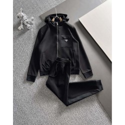 2024SS Clean Silhouette PRADA Top and Bottom Set