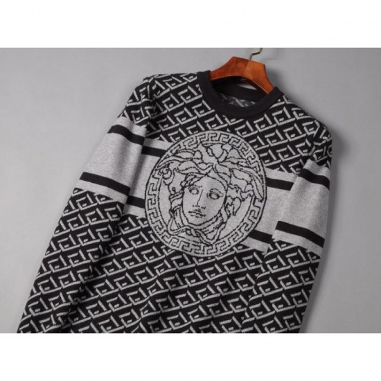 2024FW VERSACE Versace Must be sold out ☆ Hurry up Sweater 2024FW VERSACE Versace Must be sold out ☆ Hurry up Sweater