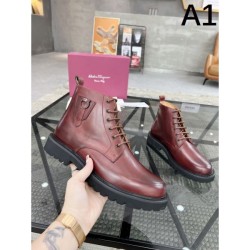 2024FW Men's Boots FERRAGAMO Salvatore Ferragamo Featured No.1