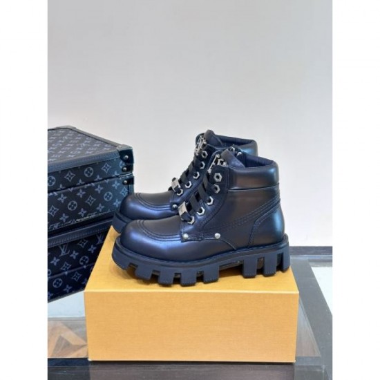 2024FW Men's Boots LOUIS VUITTON Luxury Super Low Price 2024FW Men's Boots LOUIS VUITTON Luxury Super Low Price