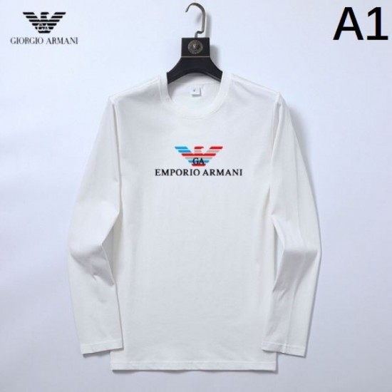 2024FW ARMANI Trendy Coordination Long Sleeve T-shirt 2024FW ARMANI Trendy Coordination Long Sleeve T-shirt