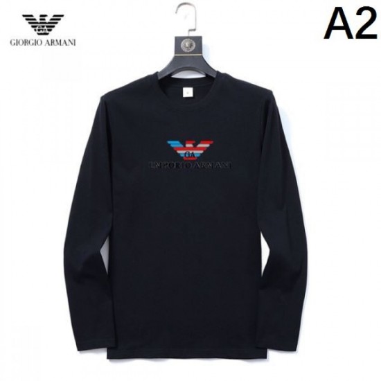 2024FW ARMANI Trendy Coordination Long Sleeve T-shirt 2024FW ARMANI Trendy Coordination Long Sleeve T-shirt