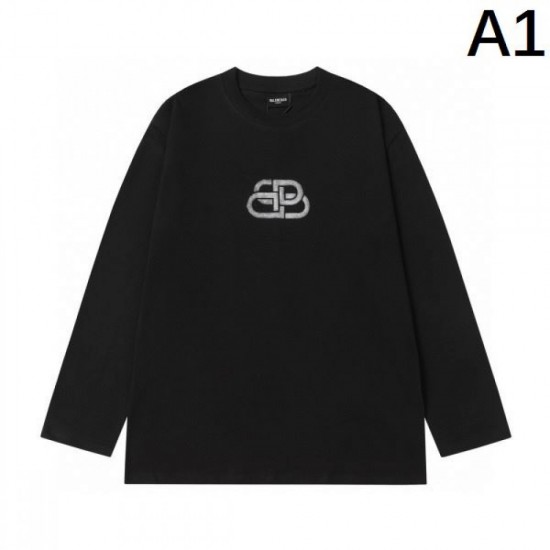 2024FW BALENCIAGA Balenciaga very satisfying new autumn long sleeve T-shirt 2024FW BALENCIAGA Balenciaga very satisfying new autumn long sleeve T-shirt