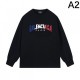 2024FW BALENCIAGA Balenciaga latest and stylish long sleeve T-shirt 2024FW BALENCIAGA Balenciaga latest and stylish long sleeve T-shirt