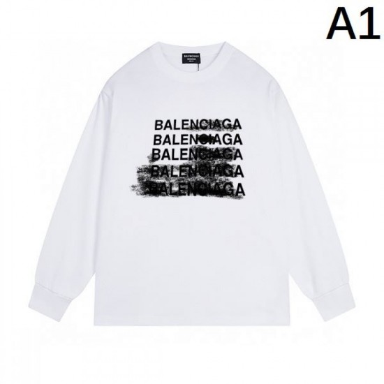 2024FW BALENCIAGA Balenciaga Crazy about elegant colors Long sleeve T-shirt 2024FW BALENCIAGA Balenciaga Crazy about elegant colors Long sleeve T-shirt