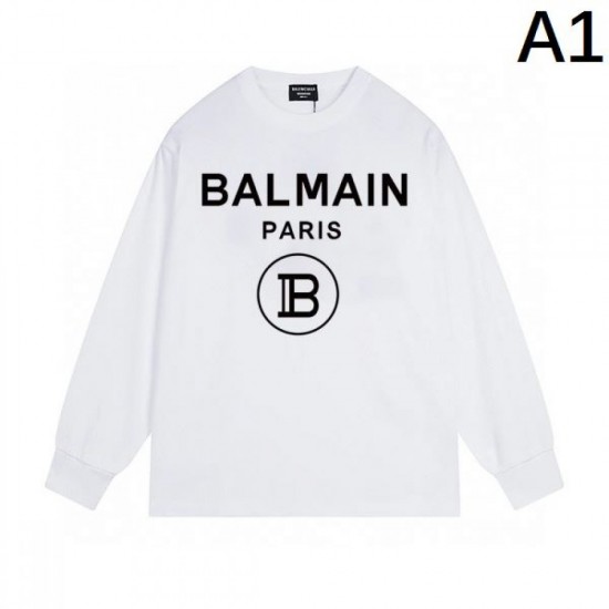 2024FW BALMAIN New collection released this year! long sleeve t-shirt 2024FW BALMAIN New collection released this year! long sleeve t-shirt
